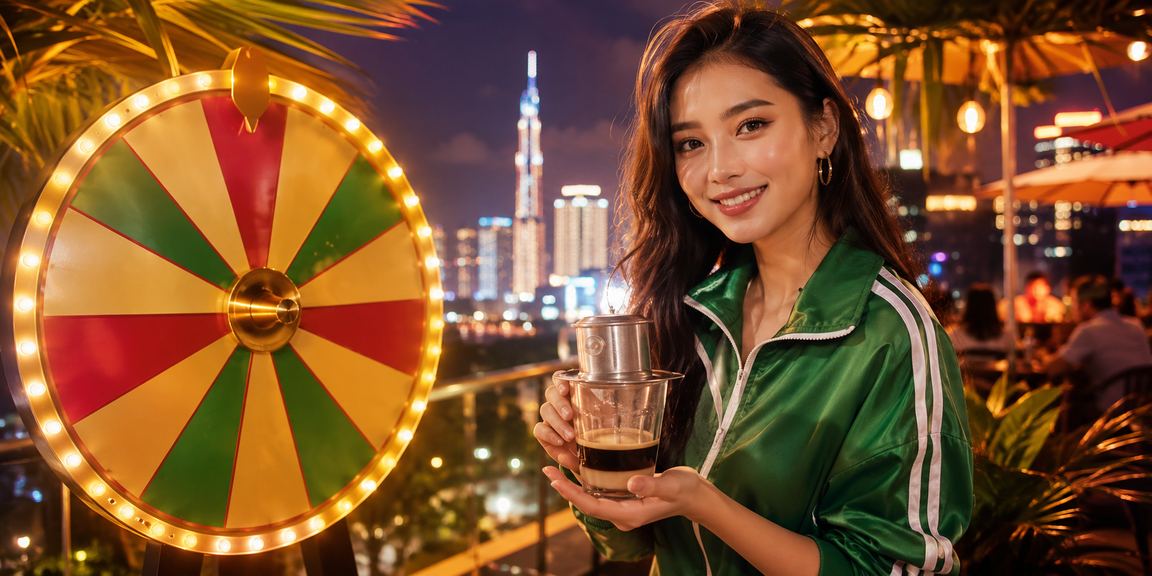 Người dùng TP. Hồ Chí Minh thực hiện thanh toán và rút thưởng bên tách cà phê Việt Nam