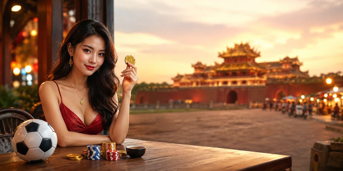 Hình ảnh casino và cược thể thao đặc trưng tại Việt Nam với bầu không khí sôi động